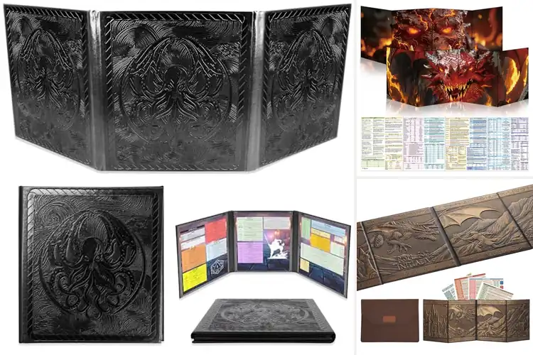 Detailed view of Best 3 Fold Dnd Screen: Elevate Your Tabletop Adventures