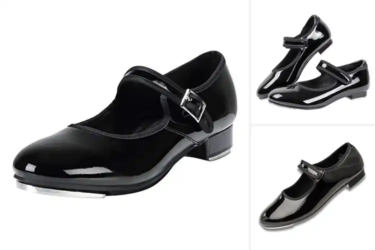 Detailed view of Best Adjustable Mary Jane Tap Shoes