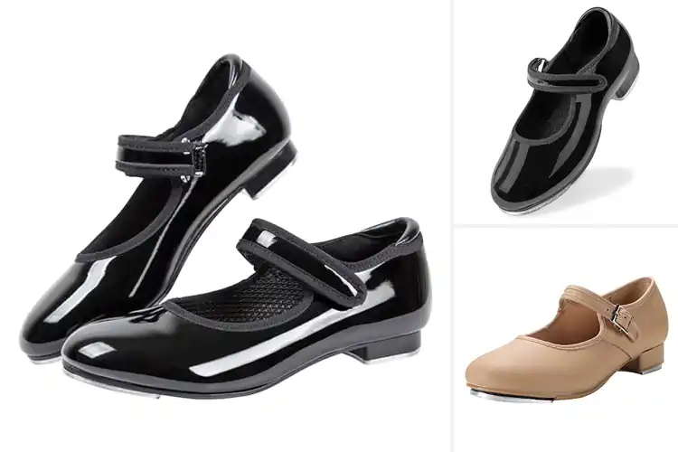 Detailed view of Best Adjustable Strap Tap Shoes: Dance with Comfort