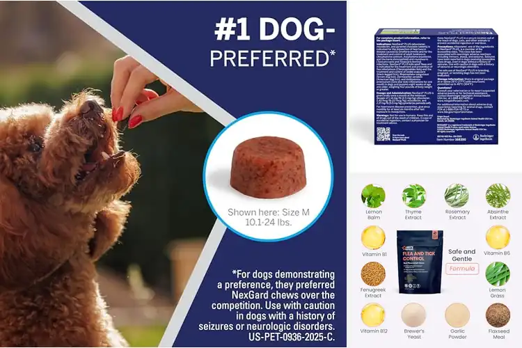 Detailed view of Best Beef-Flavored Flea Tablets