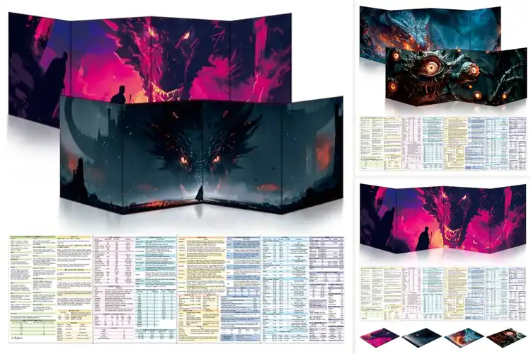 Detailed view of Best Campaign Theme DM Screen