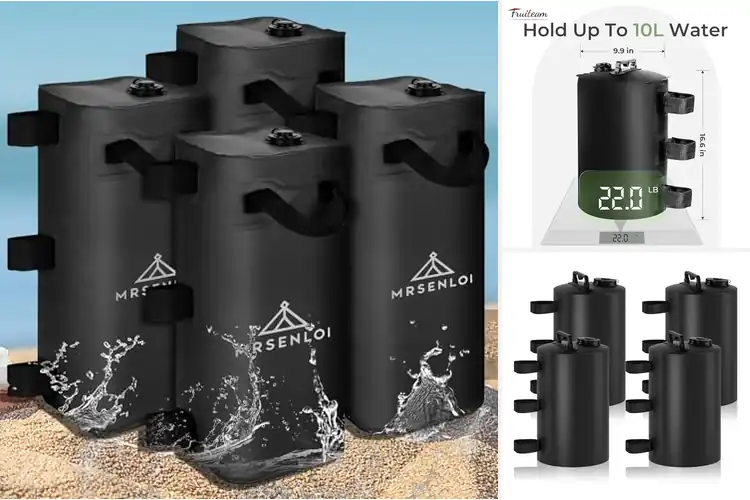 Detailed view of Best Canopy Water Weights Bags for Wind-Proof Outdoor Setups