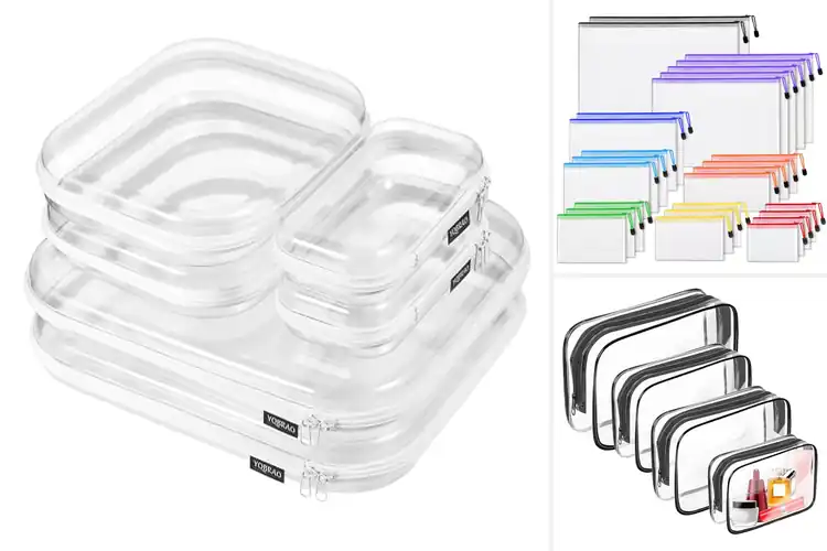 Detailed view of Best Clear Zipper Pouches