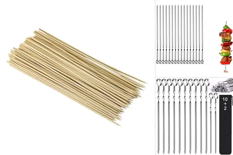 Detailed view of Best Cooking Skewers: Elevate Your Grilling & BBQ Mastery