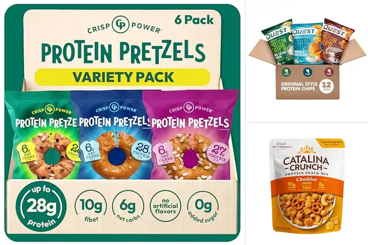 Detailed view of Best Crispy Protein Snacks