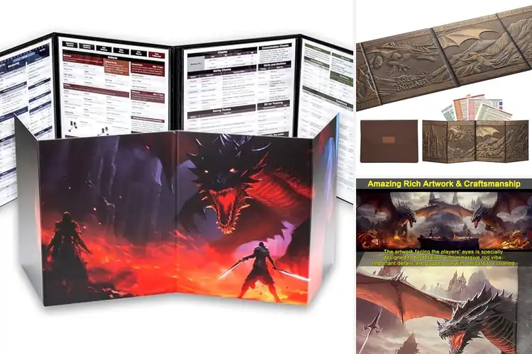 Detailed view of Best DM Screens For DnD 5E: Top Picks to Elevate Your Game