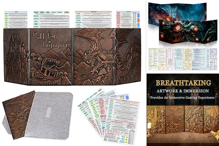 Detailed view of Best Dragon Themed DM Screens