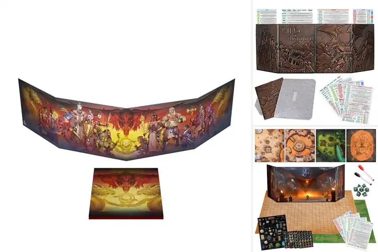 Detailed view of Best Dungeon Master Screens to Boost Your Game Mastery