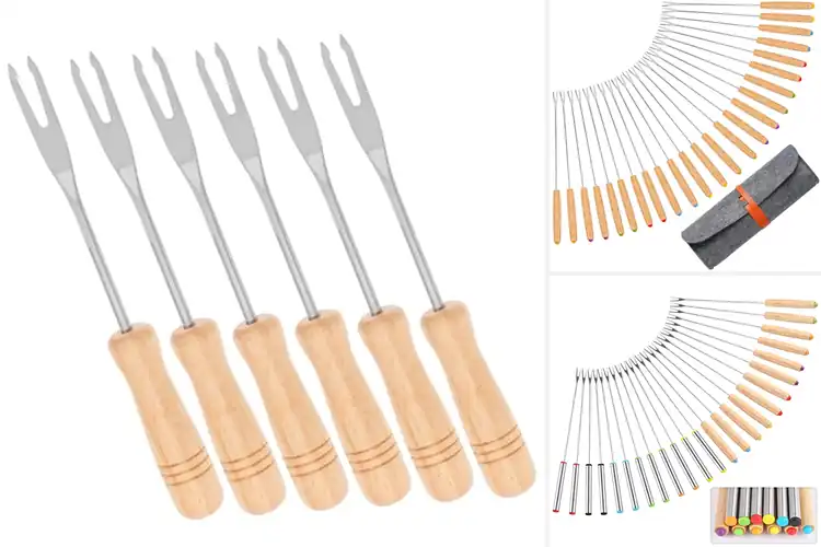 Detailed view of Best Easy Clean Fondue Forks For Quick Wash