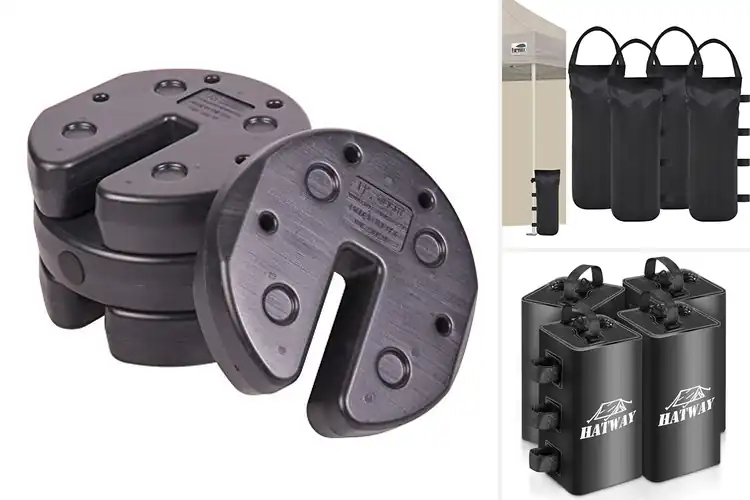 Detailed view of Best Easy Fill Canopy Weights