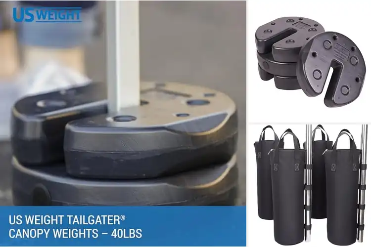 Detailed view of Best Event Canopy Weights