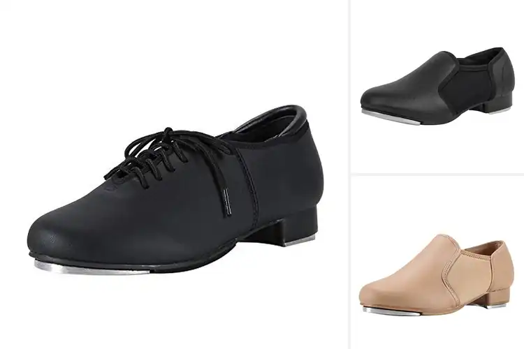 Detailed view of Best Flexible Outsole Tap Shoes With Non-Slip Patch