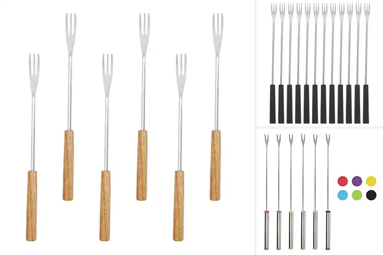 Detailed view of Best Fondue Forks For Chocolate And Cheese Dipping