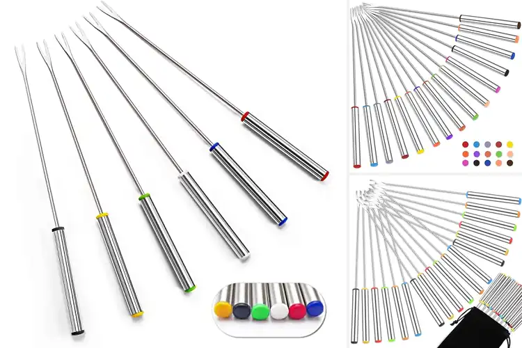 Detailed view of Best Fondue Forks For Reusable Stainless Steel