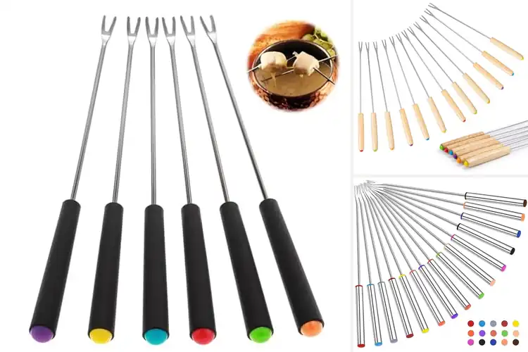 Detailed view of Best For Picnics And Camping Fondue Forks