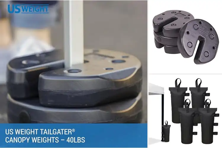 Detailed view of Best Four Pack Canopy Weights
