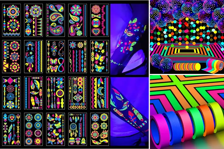Detailed view of Best Glowing Party Decorations