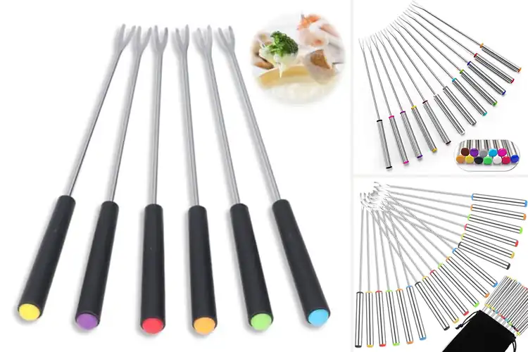 Detailed view of Best Heat Resistant Fondue Forks