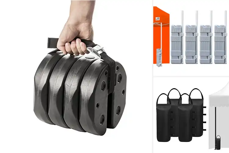 Detailed view of Best Heavy Duty Canopy Weights: Secure Your Setup in Style