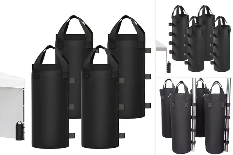 Detailed view of Best Leak Proof Canopy Weight Bags : Secure Your Setup