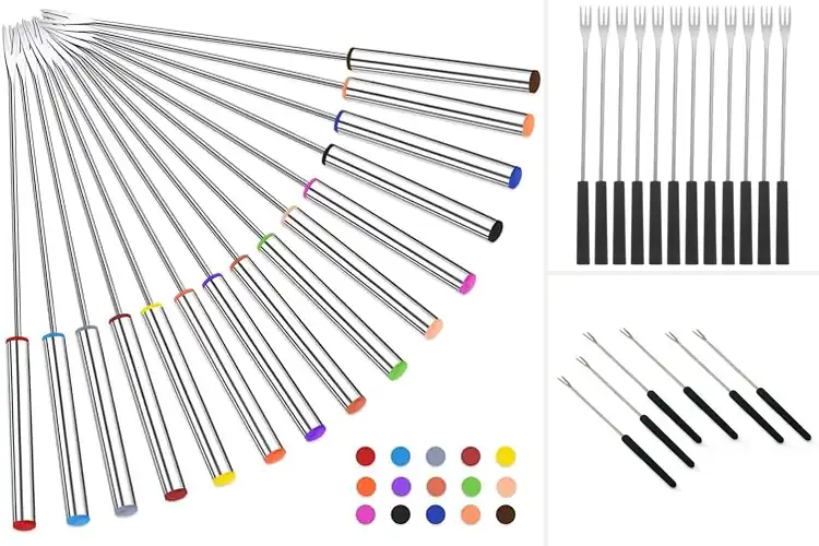 Detailed view of Best Long Handled Fondue Forks