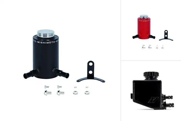 Detailed view of Best Mishimoto Power Steering Reservoir Fitment