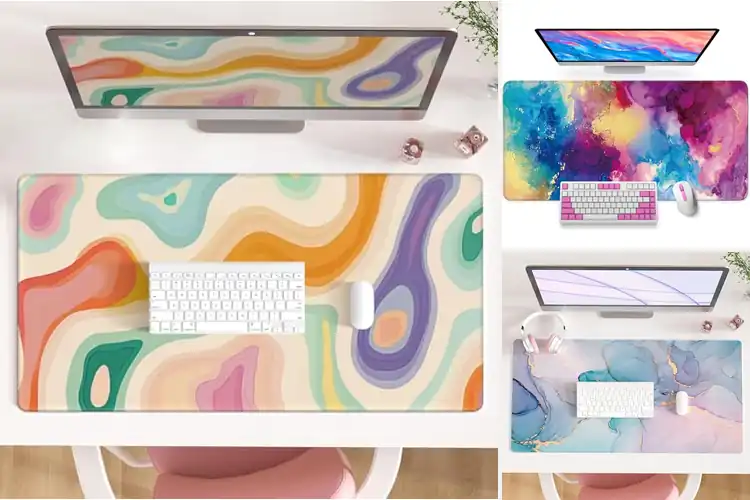 Detailed view of Best Multi-Color Desk Mats