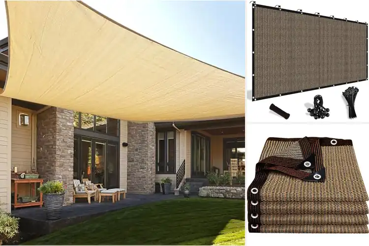 Detailed view of Best Patio Shade Tarps