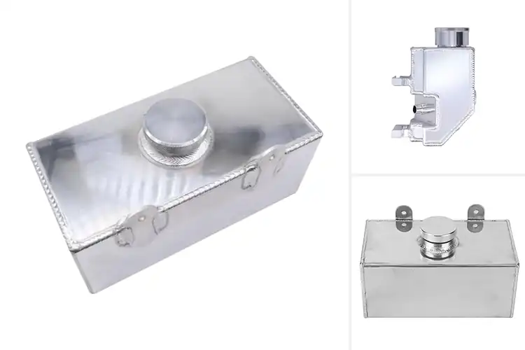 Detailed view of Best Polished Aluminum Finish Reservoirs