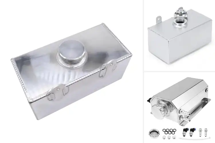 Detailed view of Best Polished Aluminum Reservoir Tank