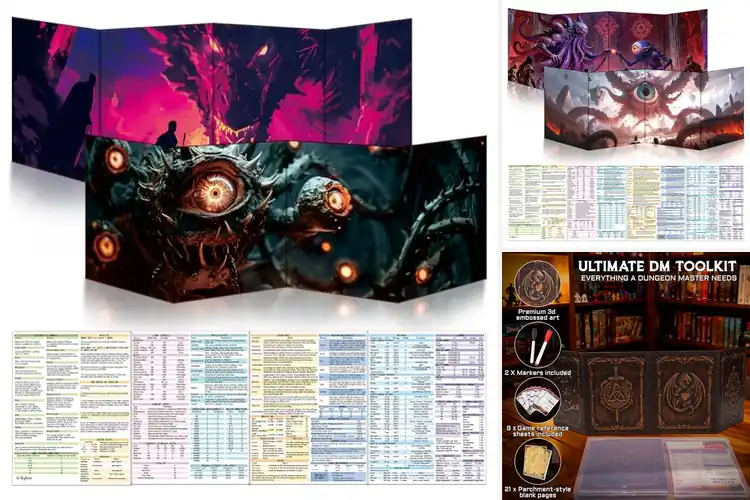 Detailed view of Best Portable DM Screen Folders