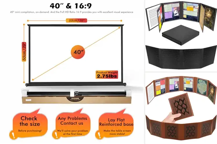Detailed view of Best Portable Dm Screens For Tabletop