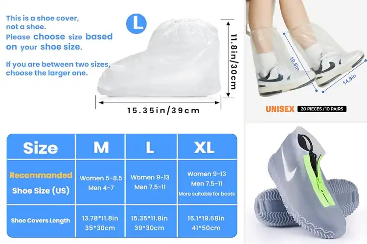 Detailed view of Best Rain Shoe Protectors: Top 10 Picks for Dry, Clean Feet