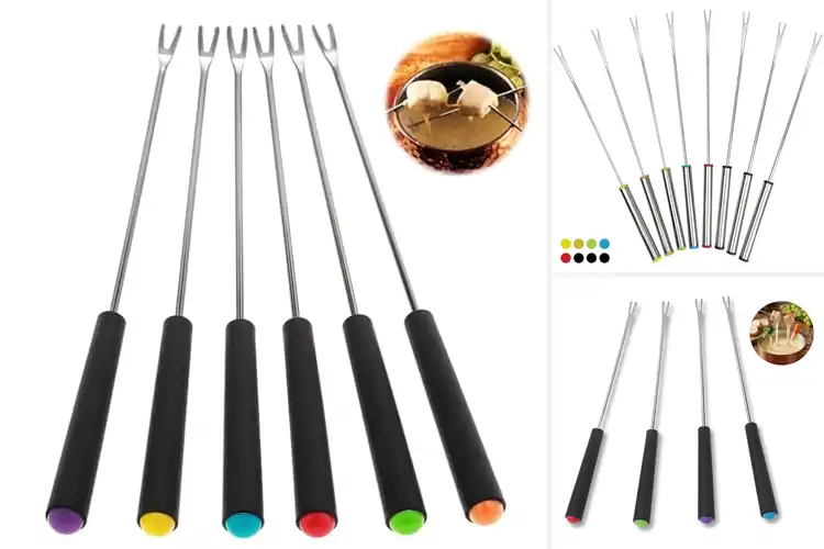 Detailed view of Best Reusable Fondue Skewers For Camping