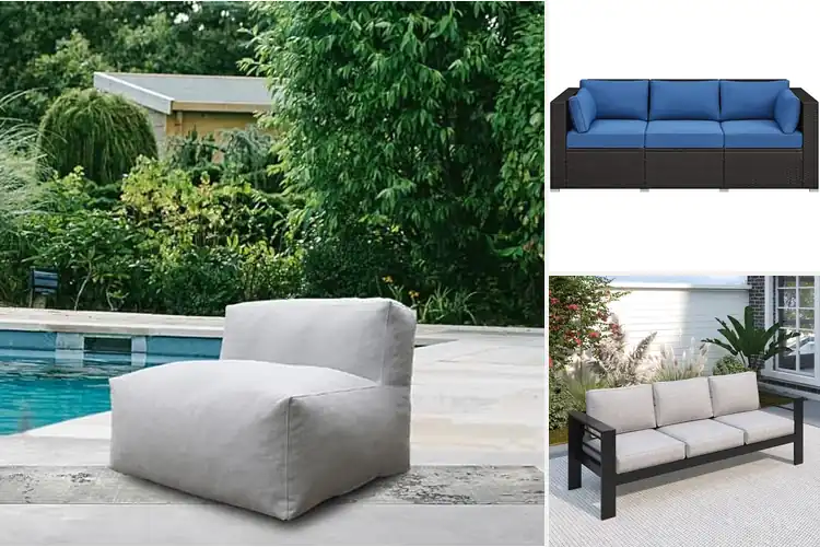 Detailed view of Best Stain Resistant Outdoor Sofas