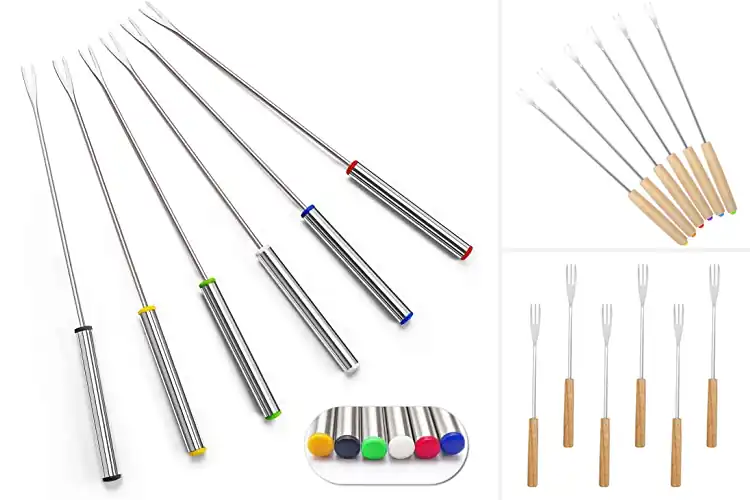 Detailed view of Best Stainless Steel Fondue Forks For Durability