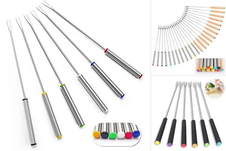 Detailed view of Best Stainless Steel Fondue Forks For Easy Cleaning