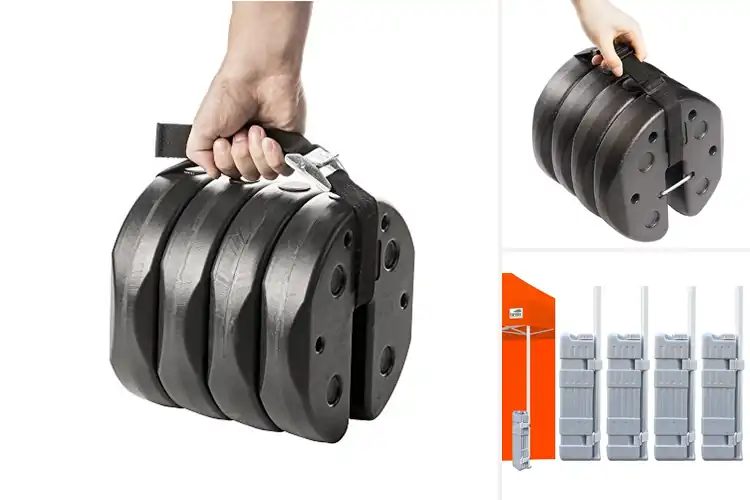 Detailed view of Best Tent Leg Weights