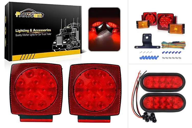 Detailed view of Best Trailer Brake Lights for Safer, Brighter Towing