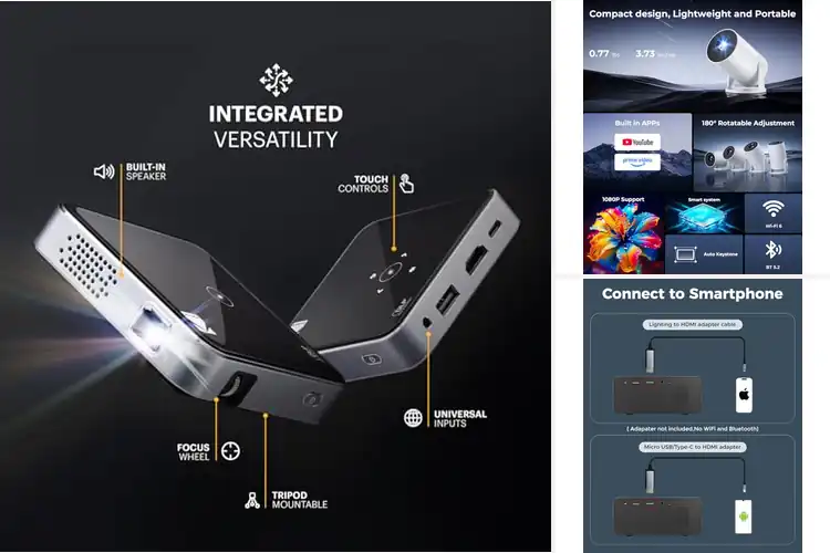 Detailed view of Best Ultra Portable Mini Projector Keywords