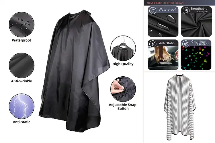 Detailed view of Best Water-Resistant Barber Capes