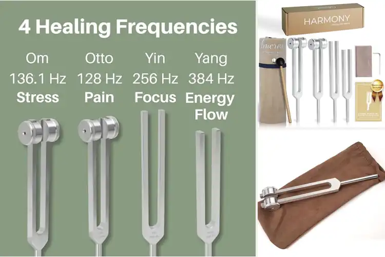 Detailed view of Best Weighted Tuning Forks: Unlock Healing & Deep Calm Today