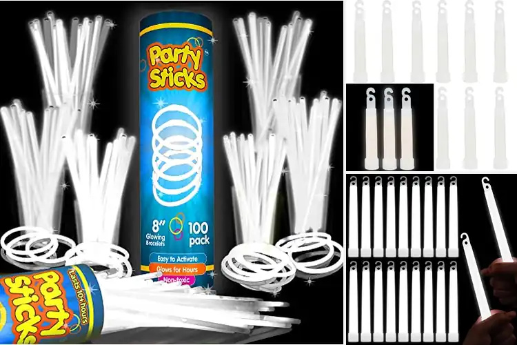 Detailed view of Best White Glow Sticks For hanging Decor