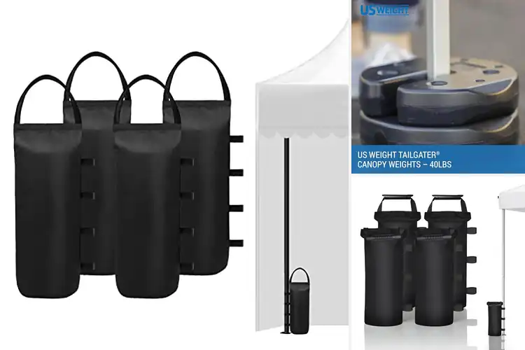 Detailed view of Best Windproof Canopy Weights 4 Pack