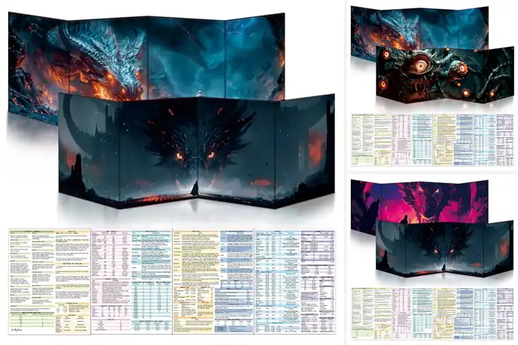 Detailed view of Best Wipeable DM Screens For Dnd