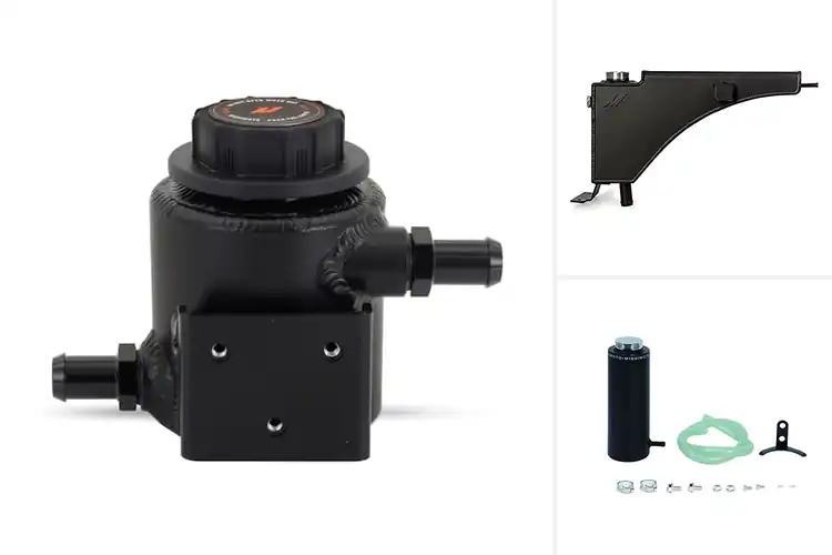 Detailed view of Best Wrinkle Black Aluminum Reservoirs