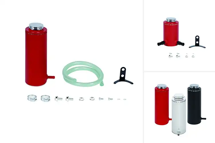 Detailed view of Best Wrinkle Red Finish Reservoir Tank